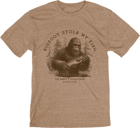 Fat Nancy's Bigfoot Stole My Fish T-Shirt