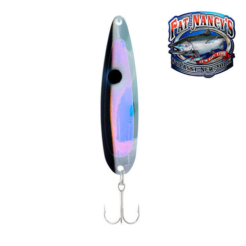 Michigan Stinger Spoon Tuxedo Black Glow UV