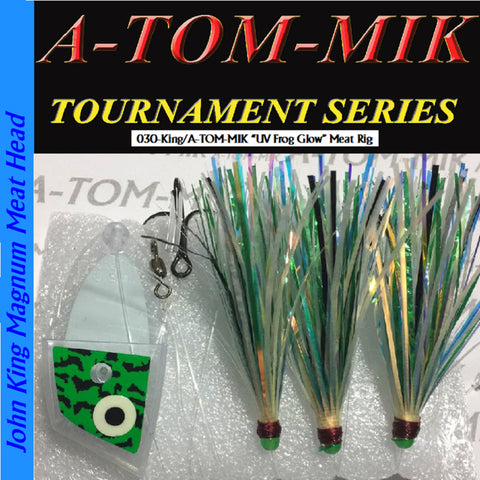 A-TOM-MIK King-030/UV Glow Frog Meat Rig