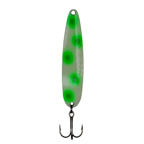 Michigan Stinger Spoon Green Dot Glow