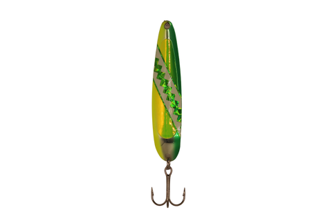 Michigan Stinger Spoon Green Dolphin Yellow UV