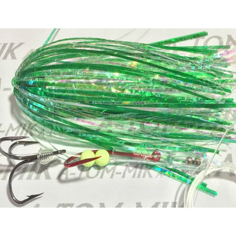 A-TOM-MIK Tournament Series Trolling Flies T023 Crinkle Green (2003))