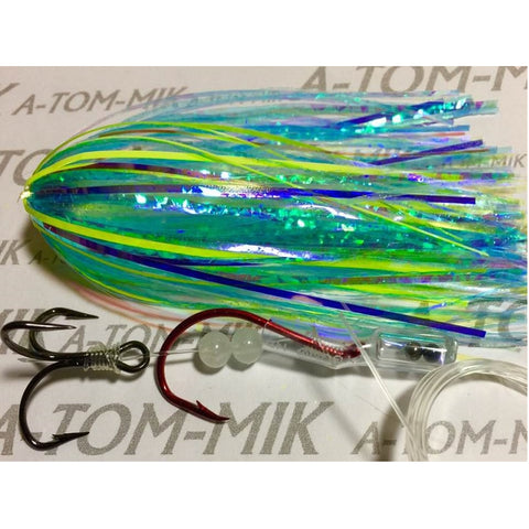 A-TOM-MIK Tournament Series Trolling Flies T197 Blue Glow Hammer