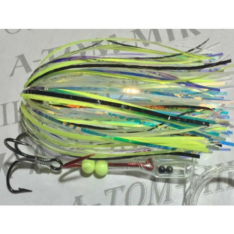 A-TOM-MIK Tournament Series Trolling Flies T415A UV Golden Frog (glow) (2017)