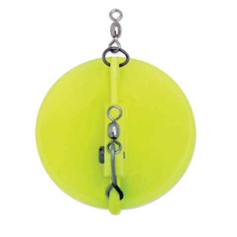 Luhr Jensen Dipsy Diver Chartreuse/White Bottom