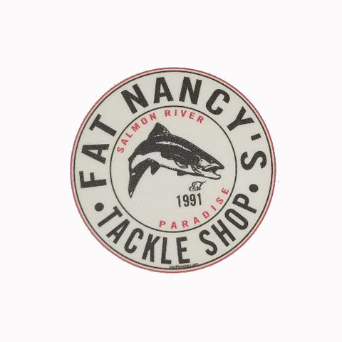 Fat Nancy's Salmon River Paradise Decal