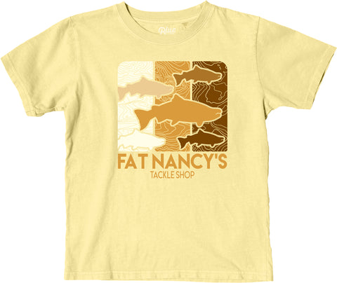 Fat Nancy's Youth Multiple Fish Short Sleeved T-Shirt