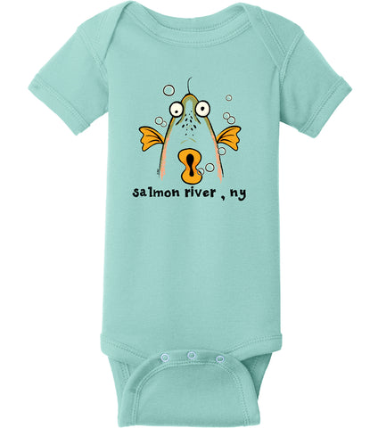 Fat Nancy's Bubbly Fish Infant Creeper