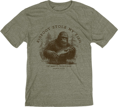 Fat Nancy's Bigfoot Stole My Fish T-Shirt