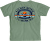 Fat Nancy's Dancing Waves Salmon Youth Short Sleeved T-Shirt