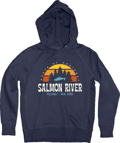 Fat Nancy's Youth Sunset Pines Salmon Hoodie