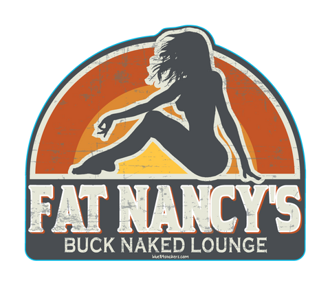 Buck Naked Lounge Decal