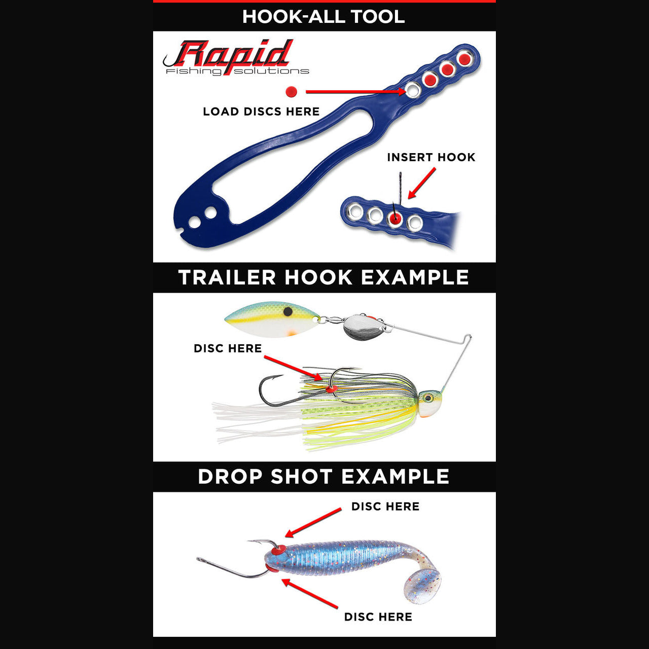 Rapid Fishing Solutions Rapid Hook-All Billy McDonald Signature Series Micro Edition