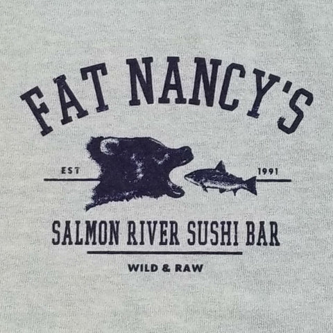 Fat Nancy's Bear and Fish T-Shirt