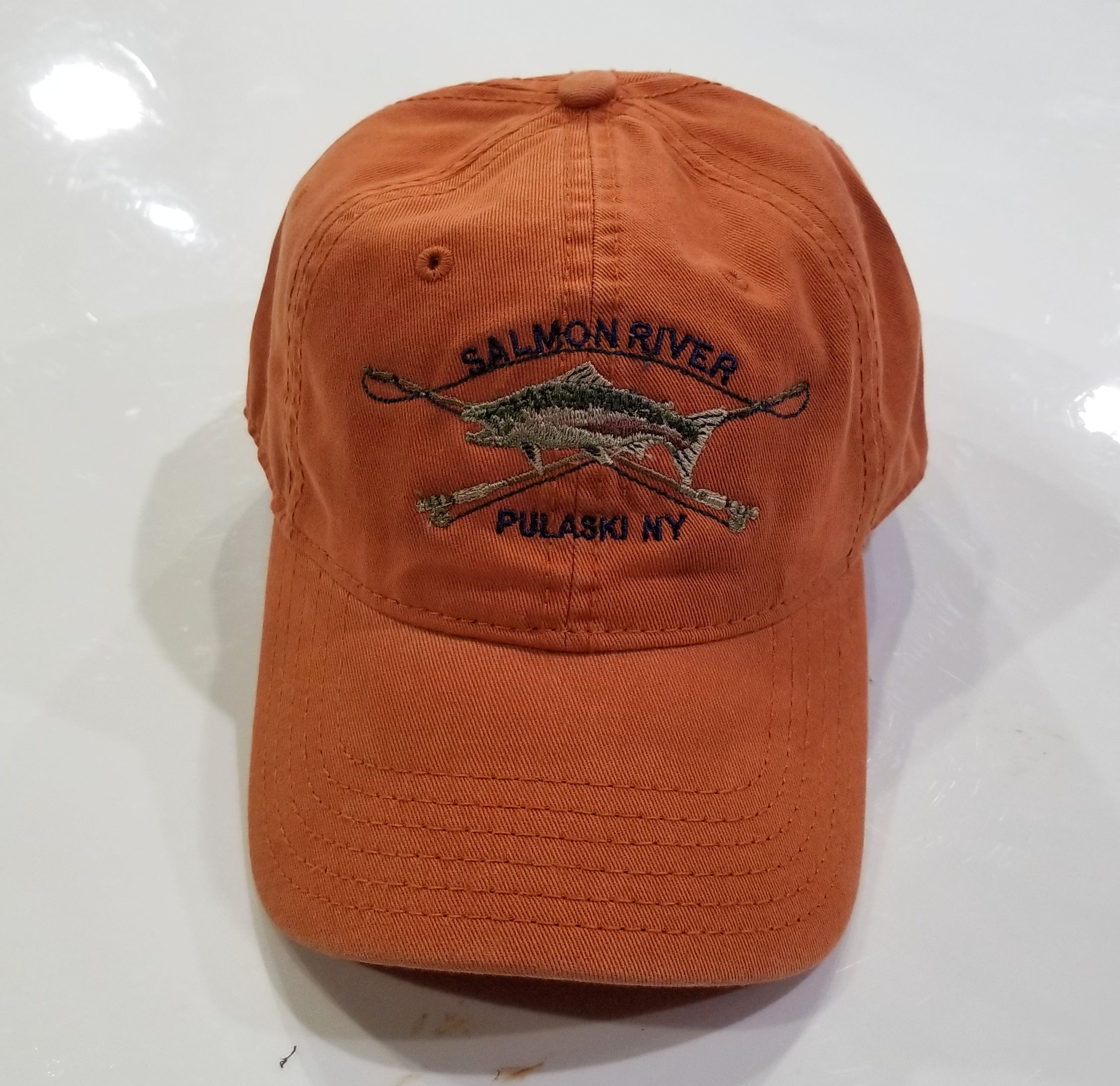 Salmon River Crossed Rods Hat – Fat Nancy's Tackle Shop