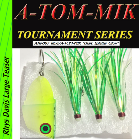 A-TOM-MIK  ATR-007 Rhys/A-TOM-MIK “Chartreuse Splatter Glow” Meat Rig