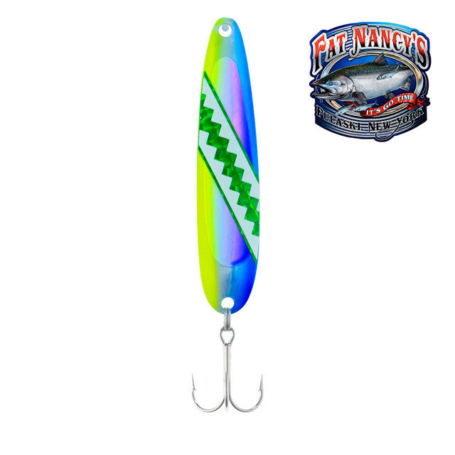Michigan Stinger Stingray Trolling Spoon UV Blue Dolphin