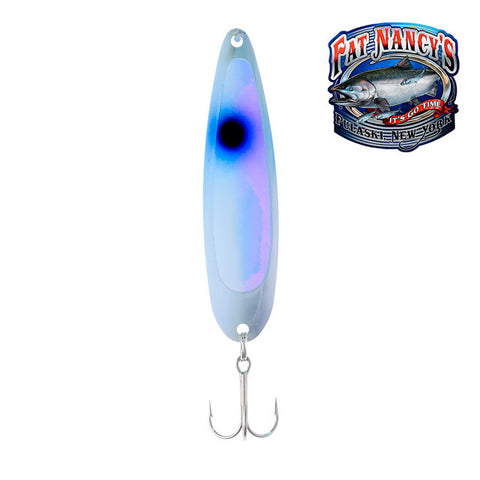 Double UV Blue Flash Salmon Whisperer Spoon – Bago Lures