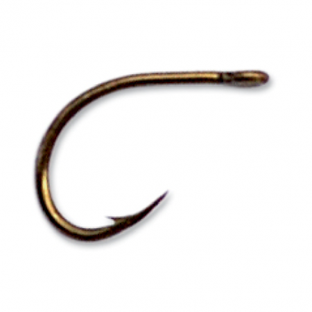 Mustad 37140 - Size 6 Qty 50 - Wide Gap Bronzed Fishing Hooks