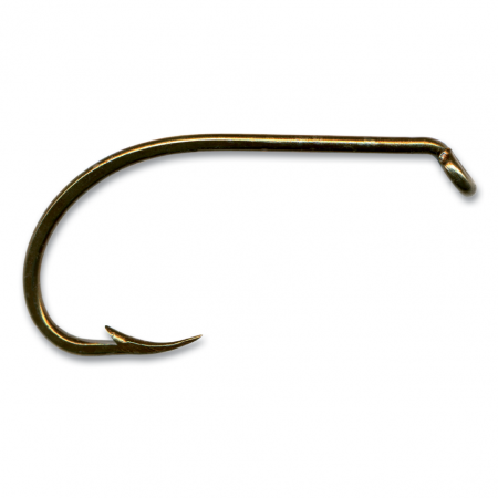 Mustad 92614-GL Gold Long Shank Beak Hook (size: 1, qty: 398 pcs)