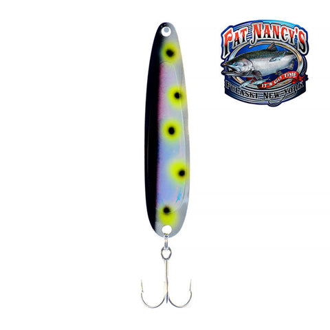 2) New Michigan Stinger Fishing Lures Spoons Pearl Melon