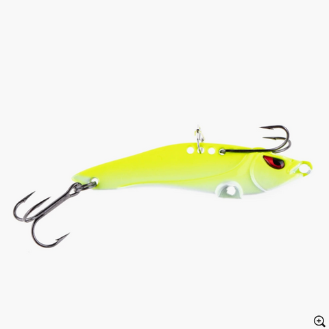 Freedom Tackle Blade Bait Chartreuse Glow