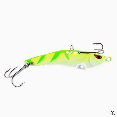 Freedom Tackle Blade Bait Neon Perch Glow – Fat Nancy's Tackle Shop