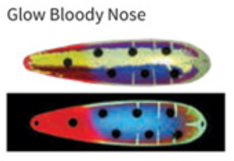 Moonshine Lures RV Series Glow Bloody Nose
