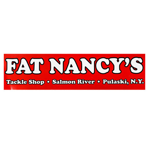 Fat Nancy's Red Decal