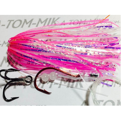 A-TOM-MIK Tournament Series Trolling Flies T184 UV Pink Glow