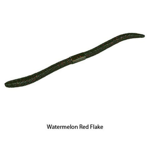 Jackall Flick Shake Worms Watermelon Red Flake