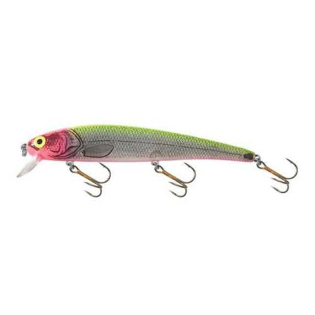 Bomber Lures B14AXCHO Long A Fishing Lure, Chartreuse Flash/Orange