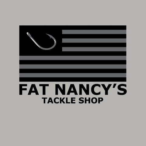 Fat Nancy's Tackle Shop Flag With Hook