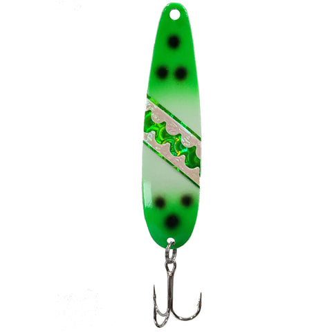 Moonshine Lures Trolling Spoon Green Knight