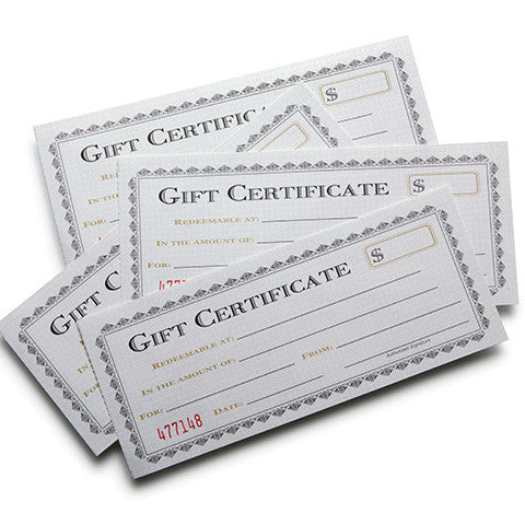IN-STORE Gift Certificate