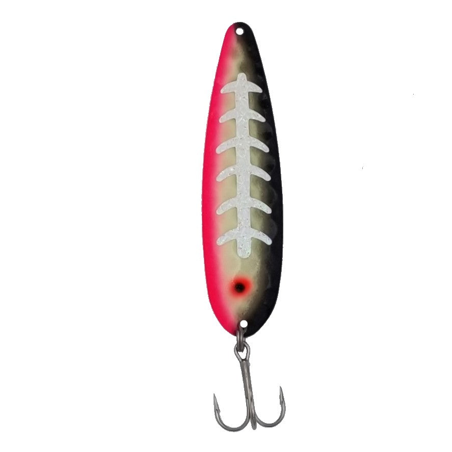 fat fish steelhead lure Moonshine Lures Trolling Spoon Mel's Missile