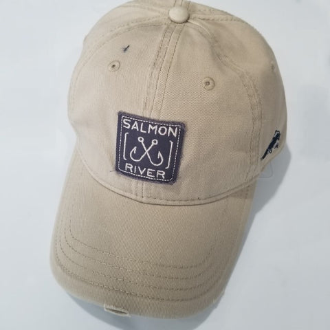 Salmon River Crossed Hooks Patch Hat